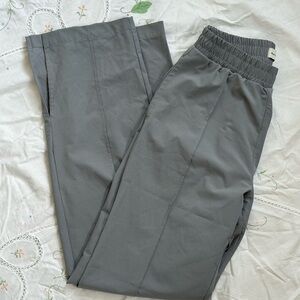 Abercrombie & Fitch Gray Track Pants with Tapered Leg TALL